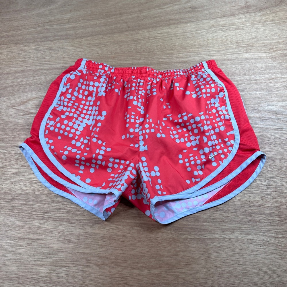 Nike Dri-FIT Running Shorts Women's Size S Red & Gray Athletic Training